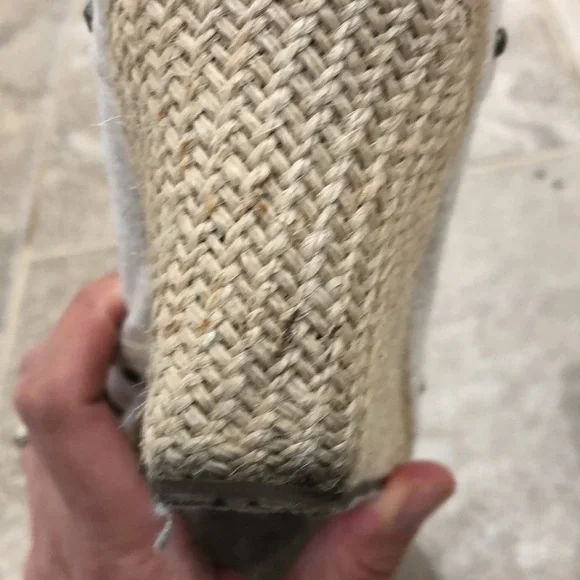 Skechers Womens Cloth Wedge (3.5”) Open Toe Sandals - Picture 6 of 12